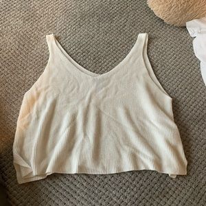 Sweater tank top